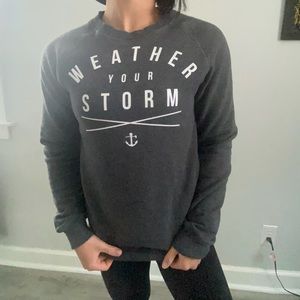 Graphic crewneck